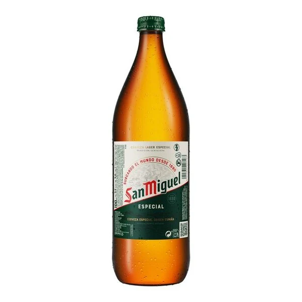 SAN MIGUEL CERVEZA CRISTAL 1 LTR.