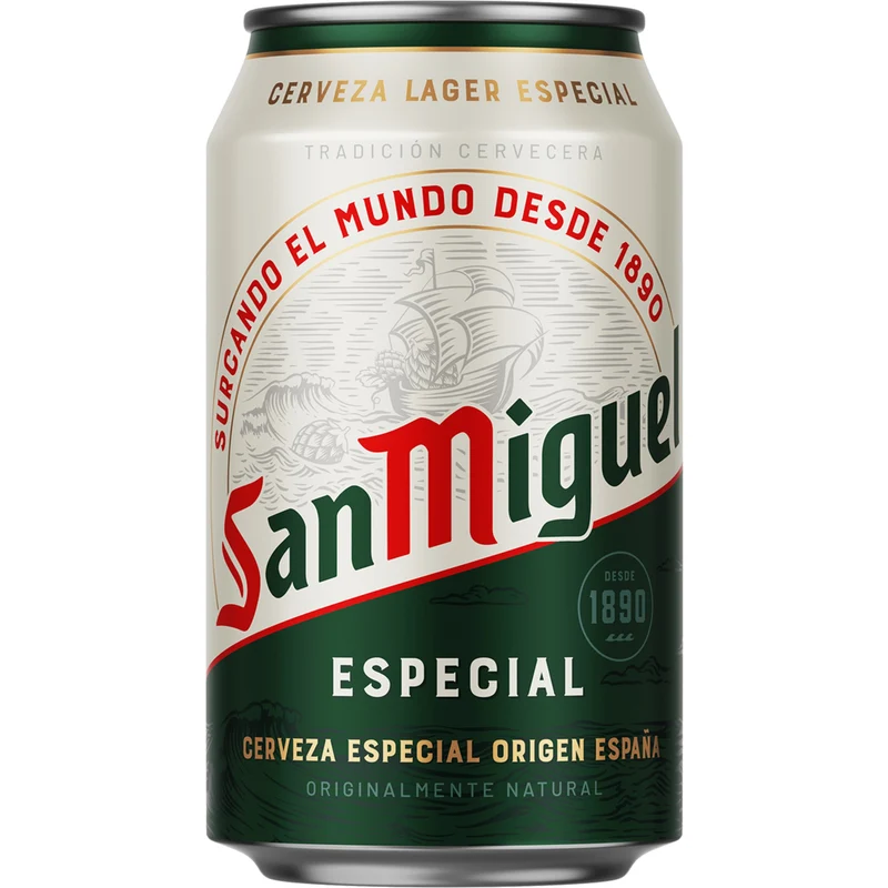 SAN MIGUEL CERVEZA LATA 33 CL.