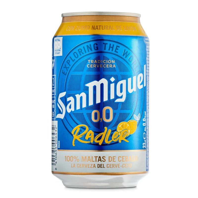 SAN MIGUEL RADLER SIN ALC. 0,0% LATA 33 CL.