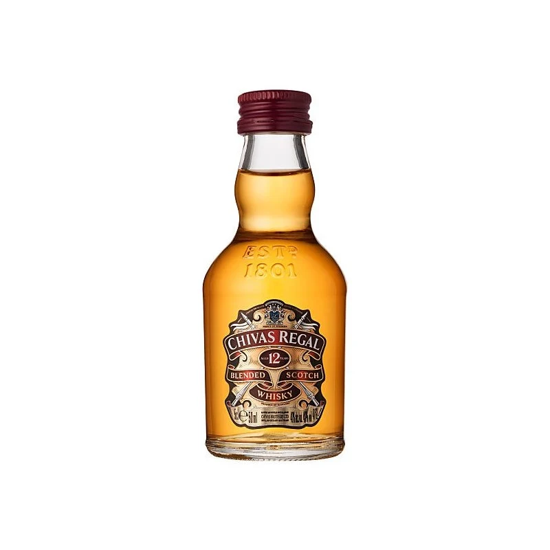 CHIVAS REGAL 12 AÑOS MINI 5 CL.