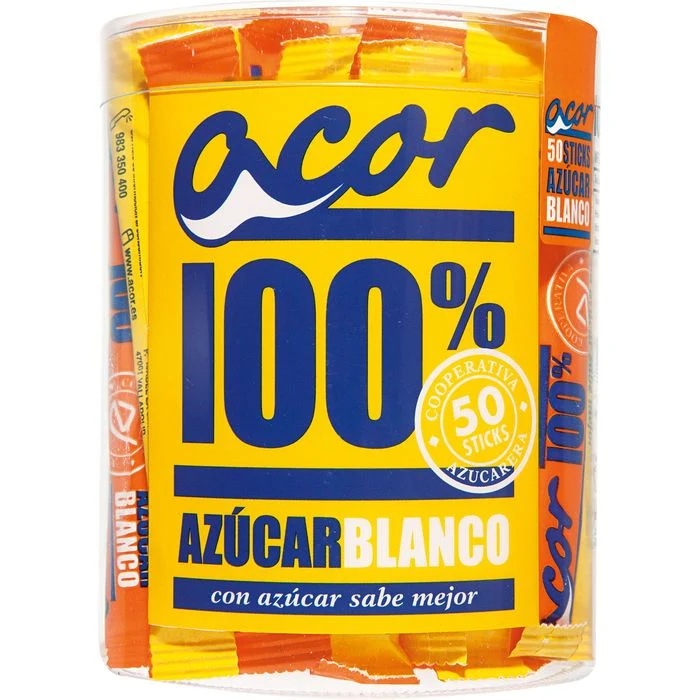 ACOR AZÚCAR STICKS 50x8 GR.