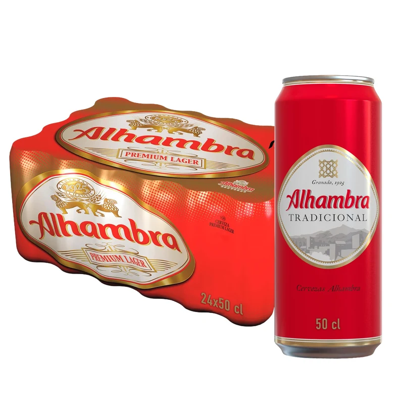 ALHAMBRA CERVEZA LATA 24x50 CL.