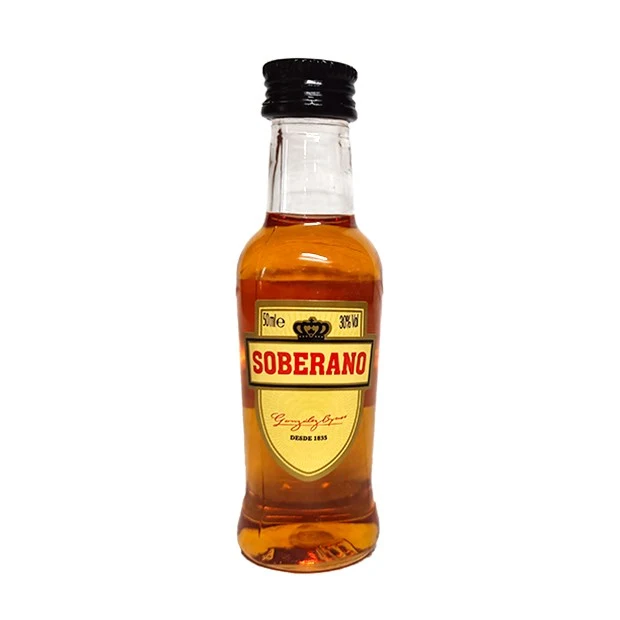 SOBERANO BRANDY MINI 12x5 CL.
