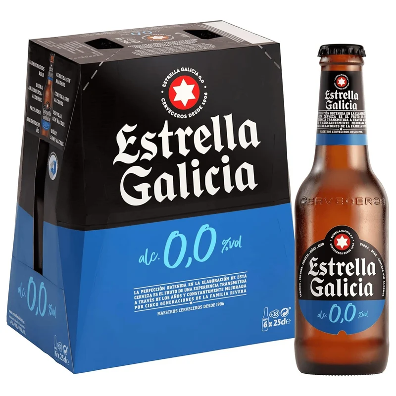 ESTRELLA GALICIA 0,0% 24x25 CL.