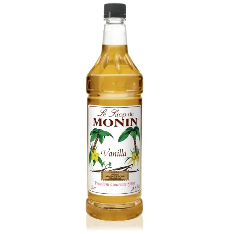 MONIN SIROPE VAINILLA PET. 1 LTR.