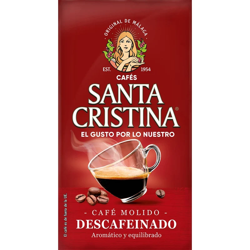 SANTA CRISTINA CAFÉ DESCAF. MOLIDO 250 GR.
