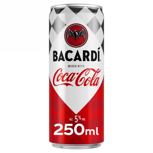 BACARDI & COLA LATA 25 CL.