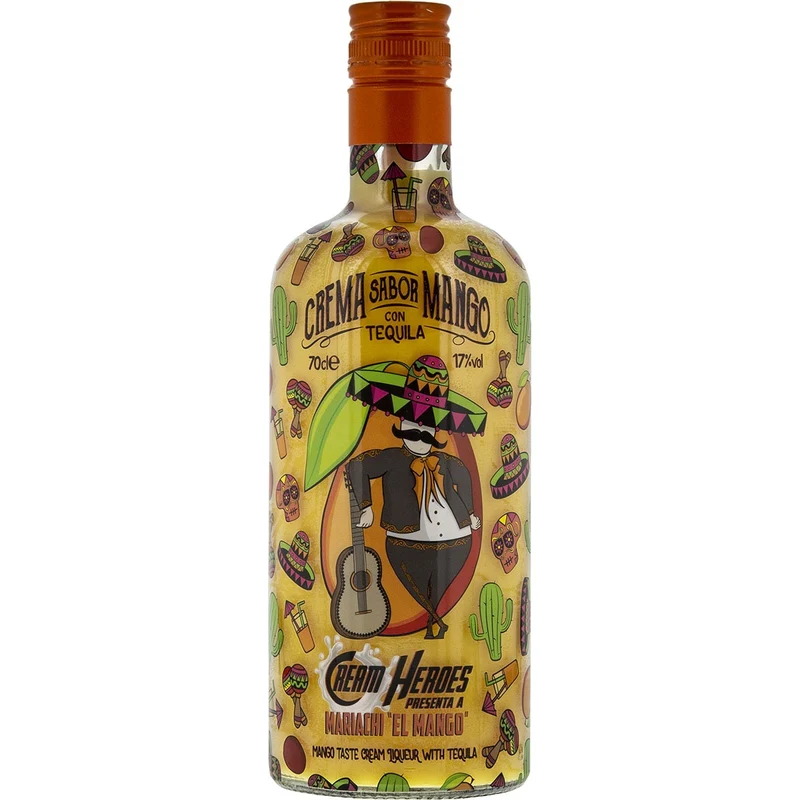 TEQUILA CREMA MANGO MARIACHI 70 CL.