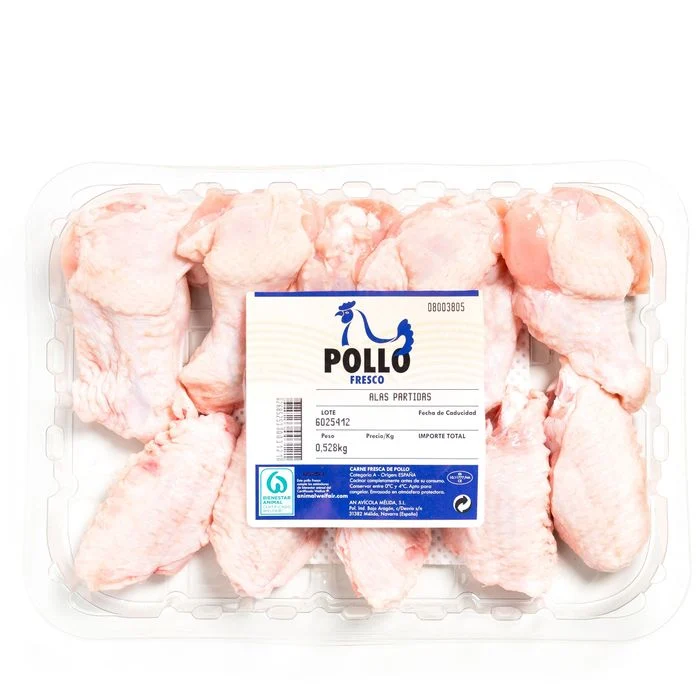 ALAS DE POLLO PARTIDAS BANDEJA