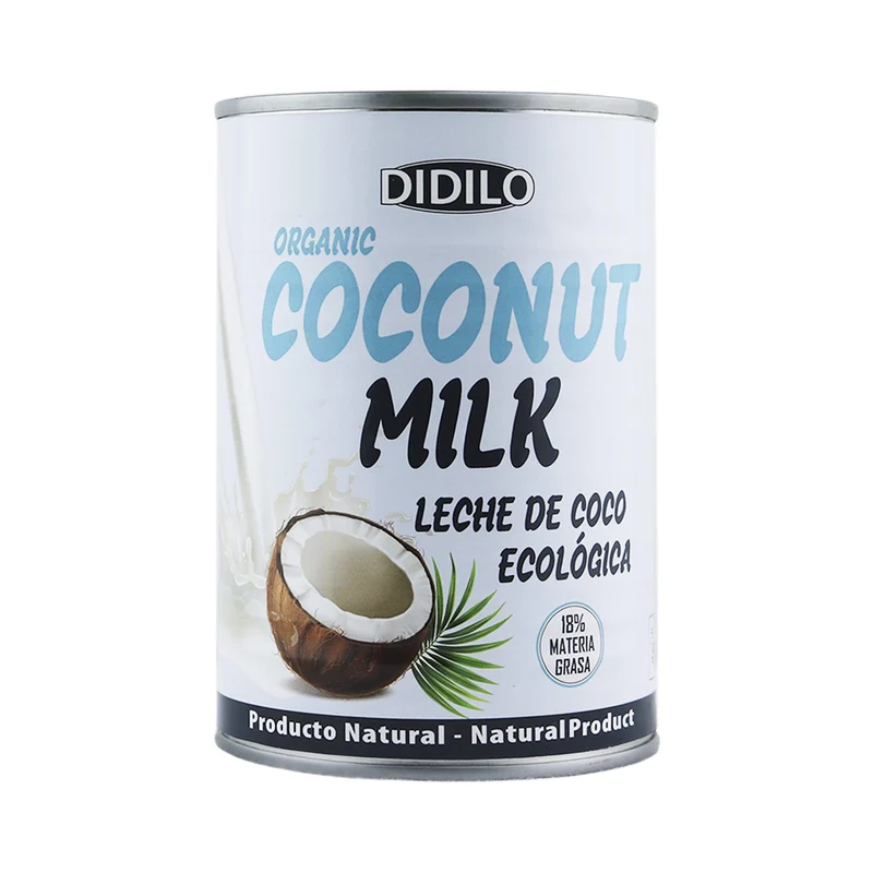 DIDILO LECHE DE COCO 18% M.G. 400 ML.