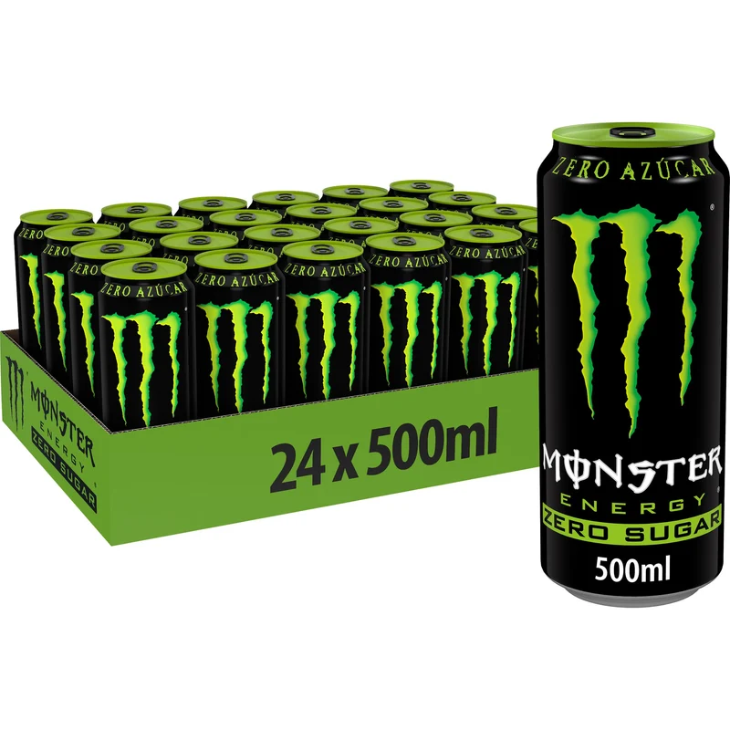 MONSTER GREEN ZERO LATA 24x50 CL.