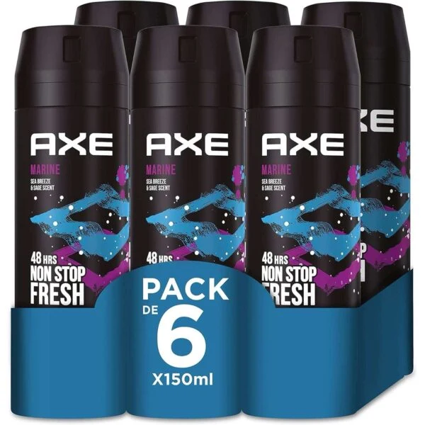 AXE DEO MARINE 6x150 ML.