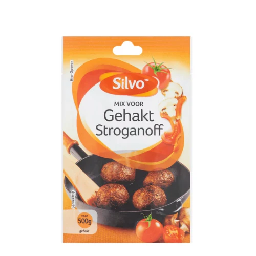 Silvo kruidenmix gehakt stroganoff 40 gr