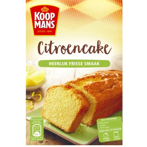 Koopmans citroen cake 400 gr.