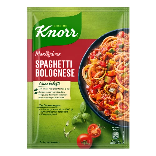 Knorr mix voor spaghetti bolognese 65 gr.