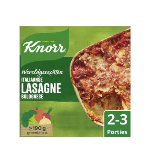 Knorr lasagne bolognese porties 67 gr.