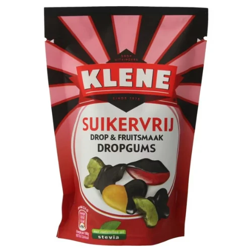 Klene sv dropgums 110 gr