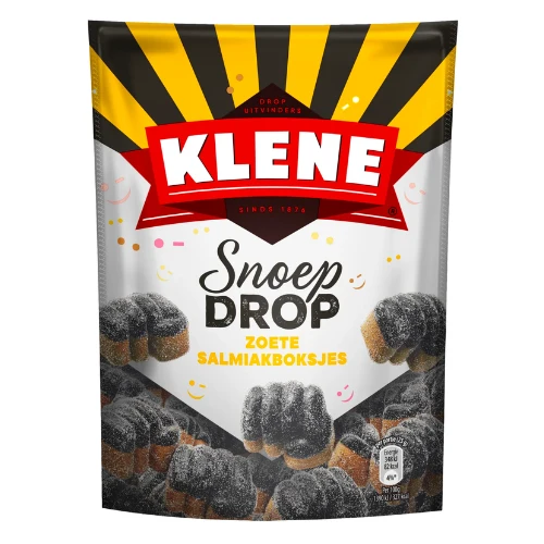 Klene snoepdrop salmiakboks 200 gr