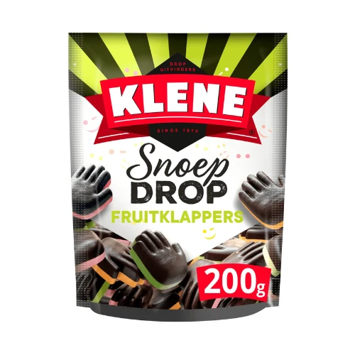 Klene snoepdrop fruitklapper 200 gr
