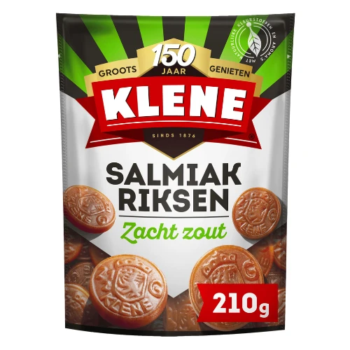 Klene salmiakriksen zacht zout 210 gr