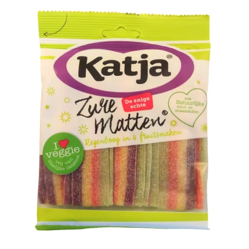 Katja zure matten regenboog 125 gr.