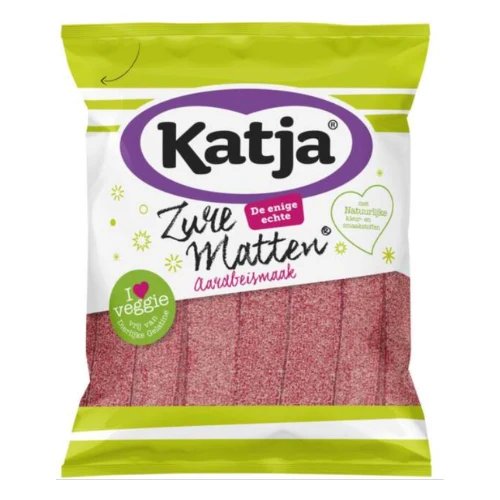 Katja zure matten aardbei 125 gr.