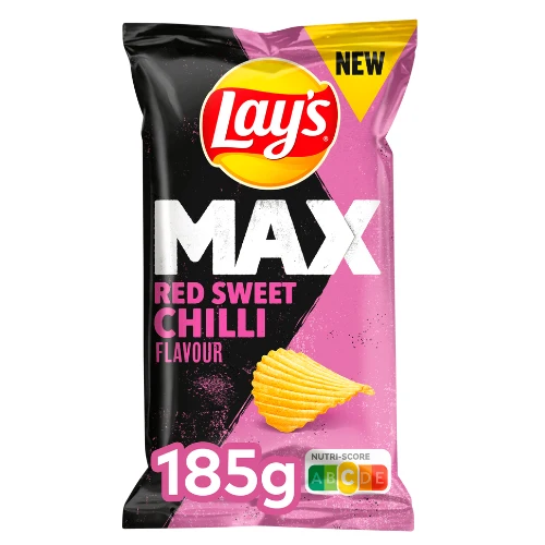 Lays max red sweet chilli 185 gr