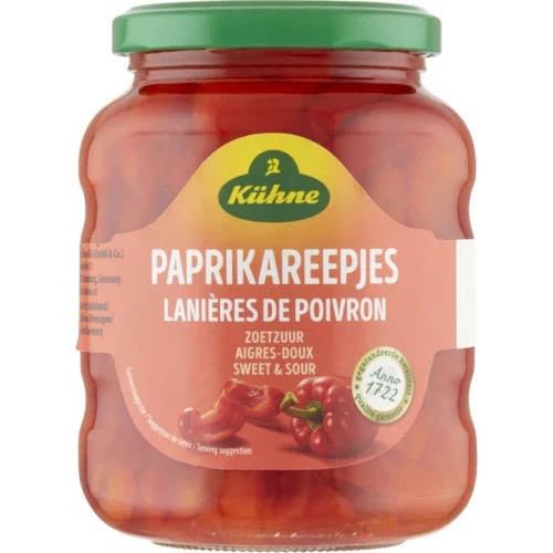 Kuhne paprikareepjes 320 gr.