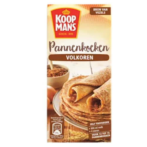 Koopmans pannenkoekmix volkoren 400 gr.