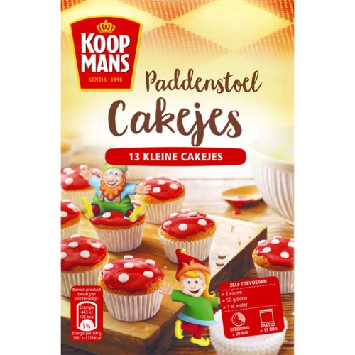 Koopmans mix cake sprookjesboom paddenstoel 220 gr.