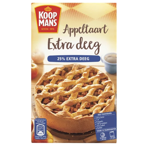 Koopmans mix appeltaart extra deeg 550 gr.