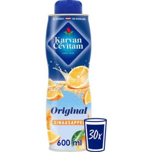 Karvan cevitam siroop sinaasappel 600 ml.