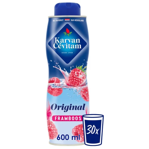Karvan cevitam siroop framboos 600 ml.
