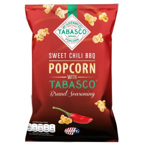 Jimmy's sweet chili bbq popcorn 90 gr.