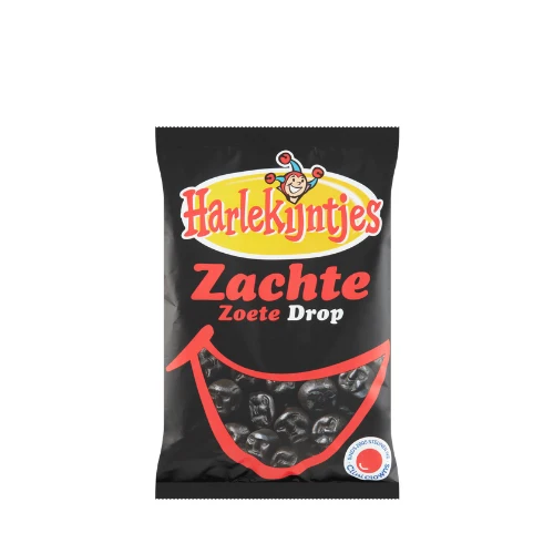 Harlekijntjes zachte zoete drop 1 kg.