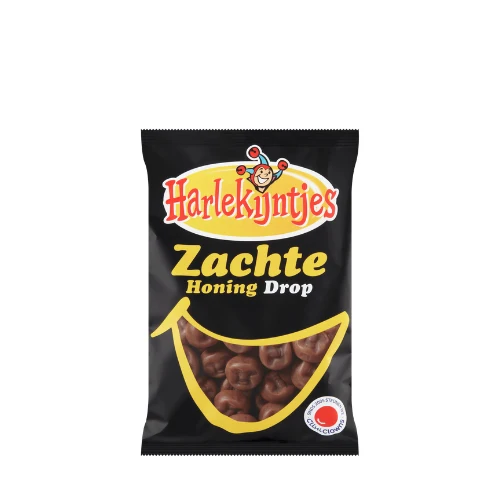 Harlekijntjes zachte honing drop 300 gr.