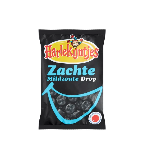 Harlekijntjes mild zoute drop 300 gr.