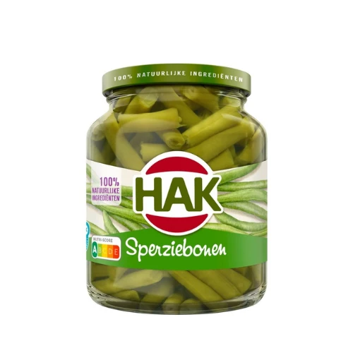 Hak sperziebonen fijn 340 gr.