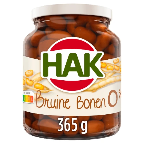 Hak bruine bonen 0% 365 gr