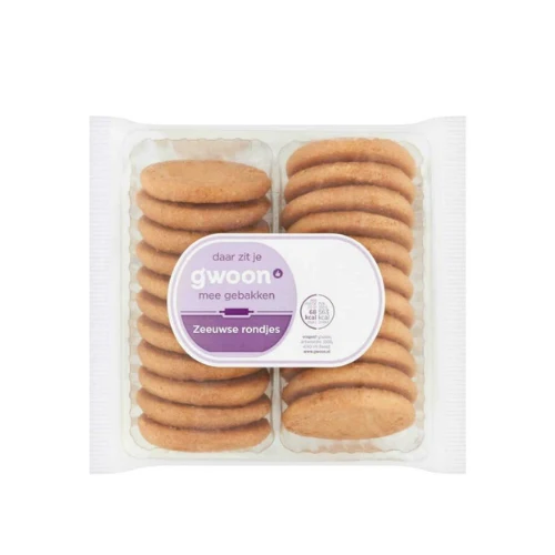 G'woon zeeuwse rondjes 250 gr.