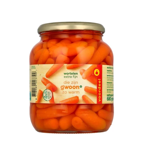 G'woon wortelen extra fijn 180 gr.