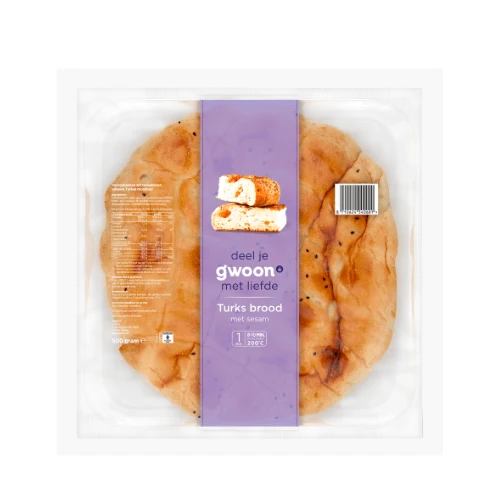 G'woon turks brood 500 gr