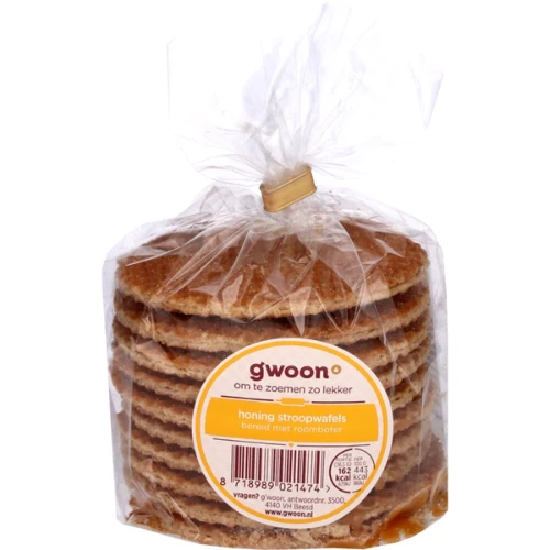 G'woon stroopwafels honing 10 st