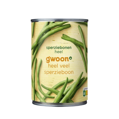 G'woon sperziebonen heel 680 gr