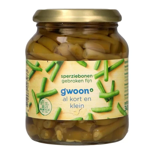 G'woon sperziebonen gebroken 340 gr