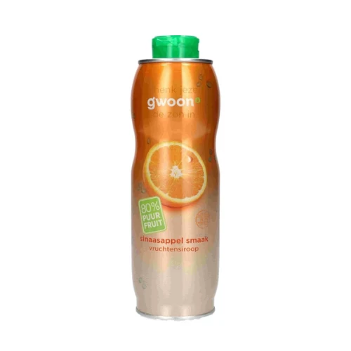 G'woon siroop sinaasappel 750 ml