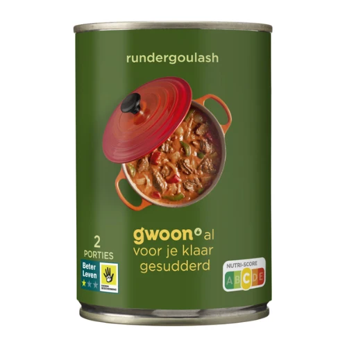 G'woon rundvlees goulash 420 gr.