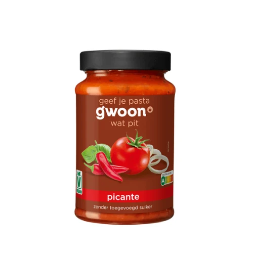 G'woon pastasaus picante 295 gr.