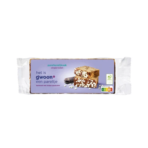 G'woon parelkandijkoek 465 gr.