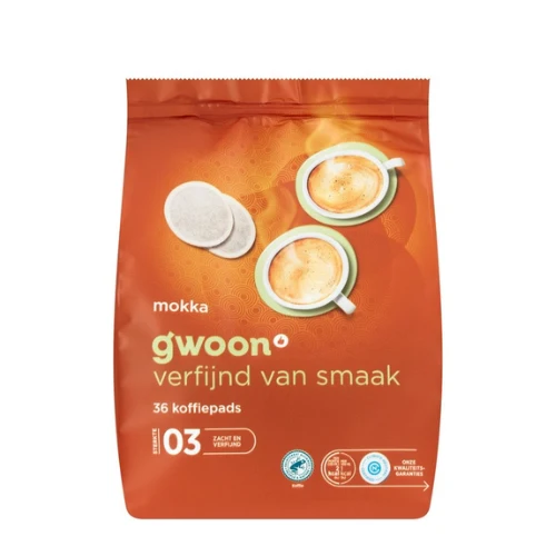 G'woon pads mocca 36 st.